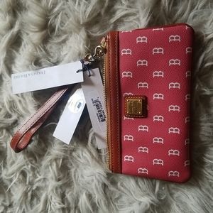 Dooney & Burke Boston Red Sox Wristlet